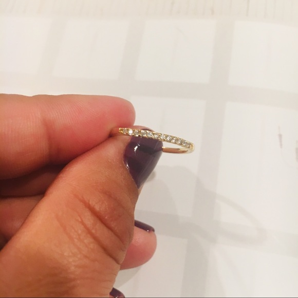 Gold And Diamond Eternity Band - Picture 2 of 4